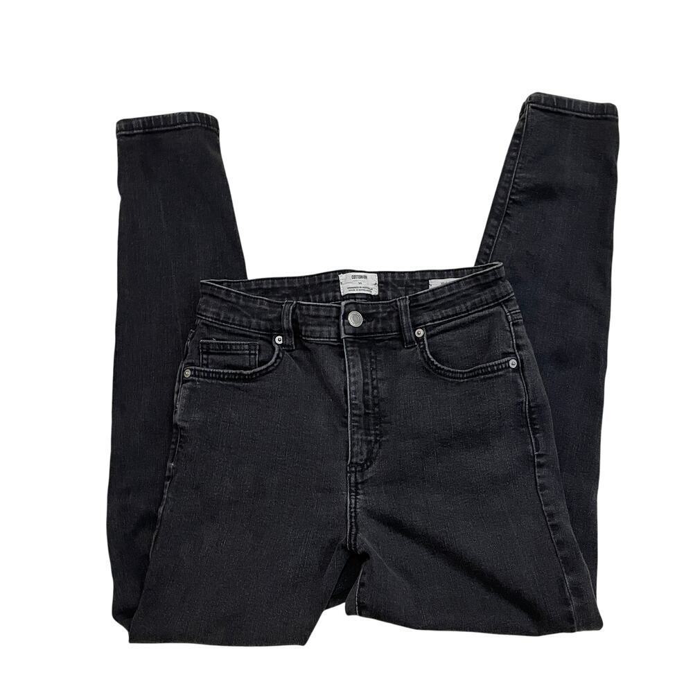 Cotton On High Skinny Jeans | Black Washed Denim Women’s Size 30